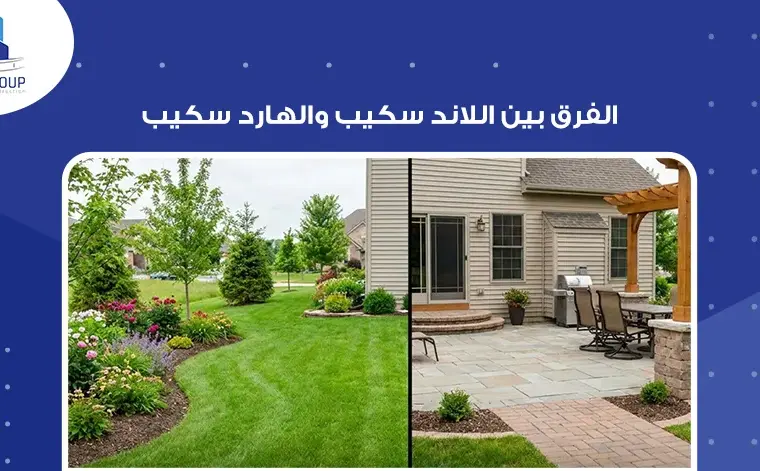 الفرق بين اللاند سكيب والهارد سكيب 
