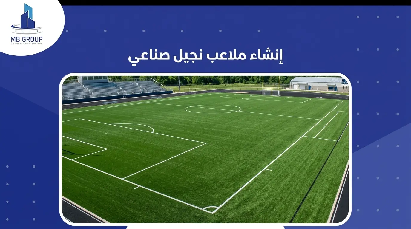 إنشاء ملاعب نجيل صناعي
