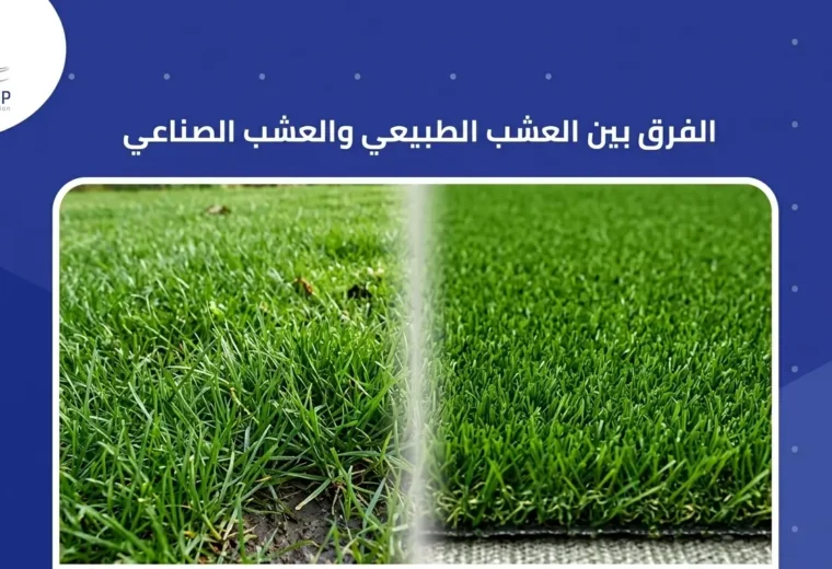 الفرق بين النجيل الطبيعي والصناعي