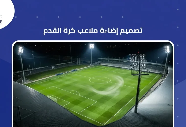 تصميم اضاءة ملعب كرة القدم