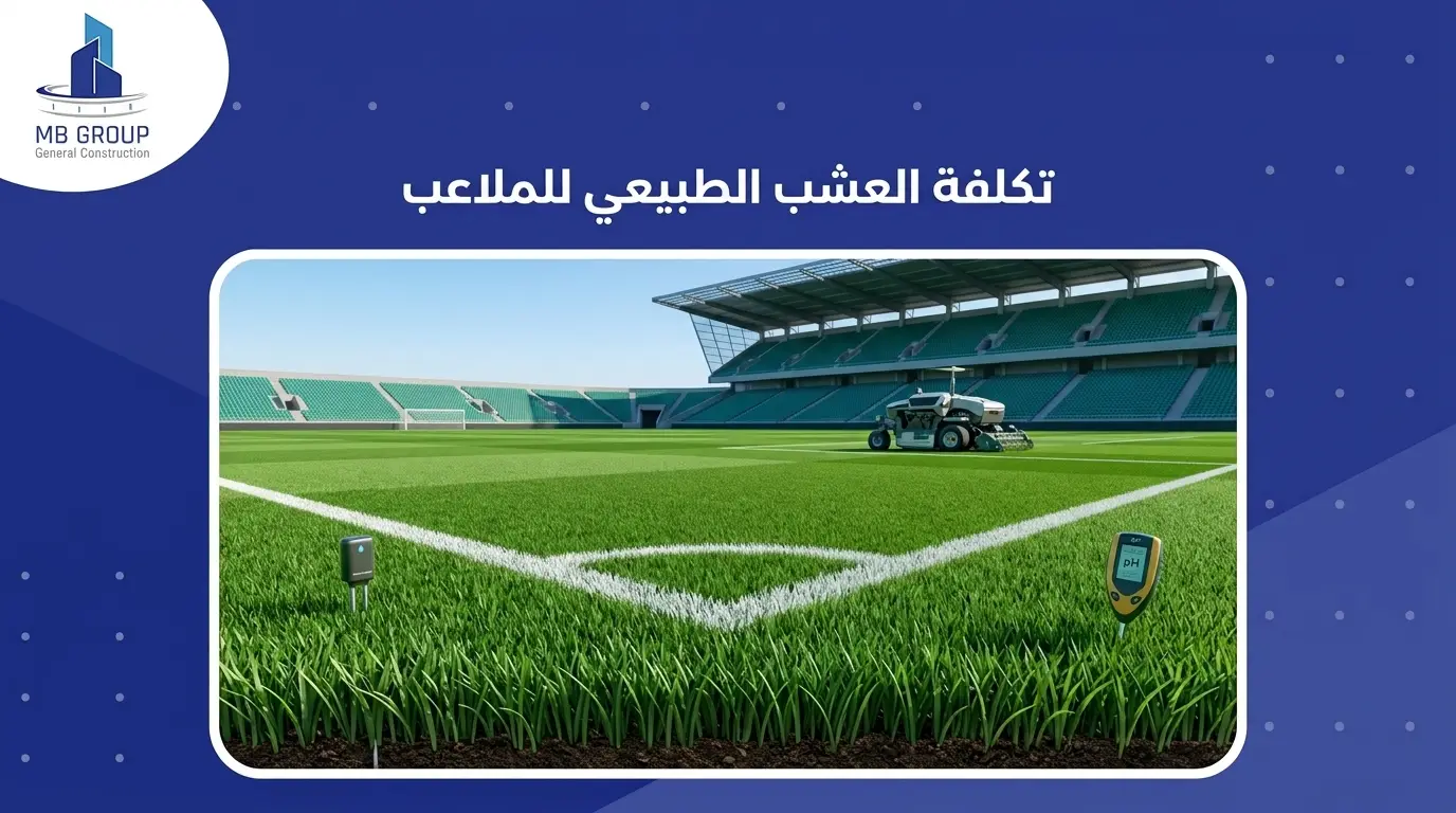 تكلفة العشب الطبيعي للملاعب