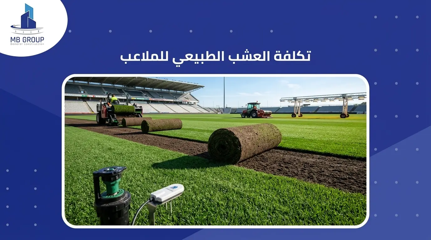 تكلفة العشب الطبيعي للملاعب
