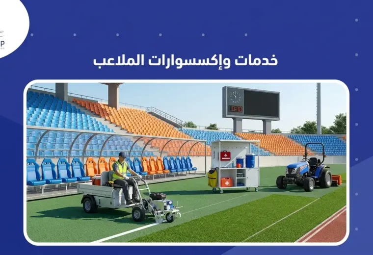 خدمات واكسسوارات الملاعب