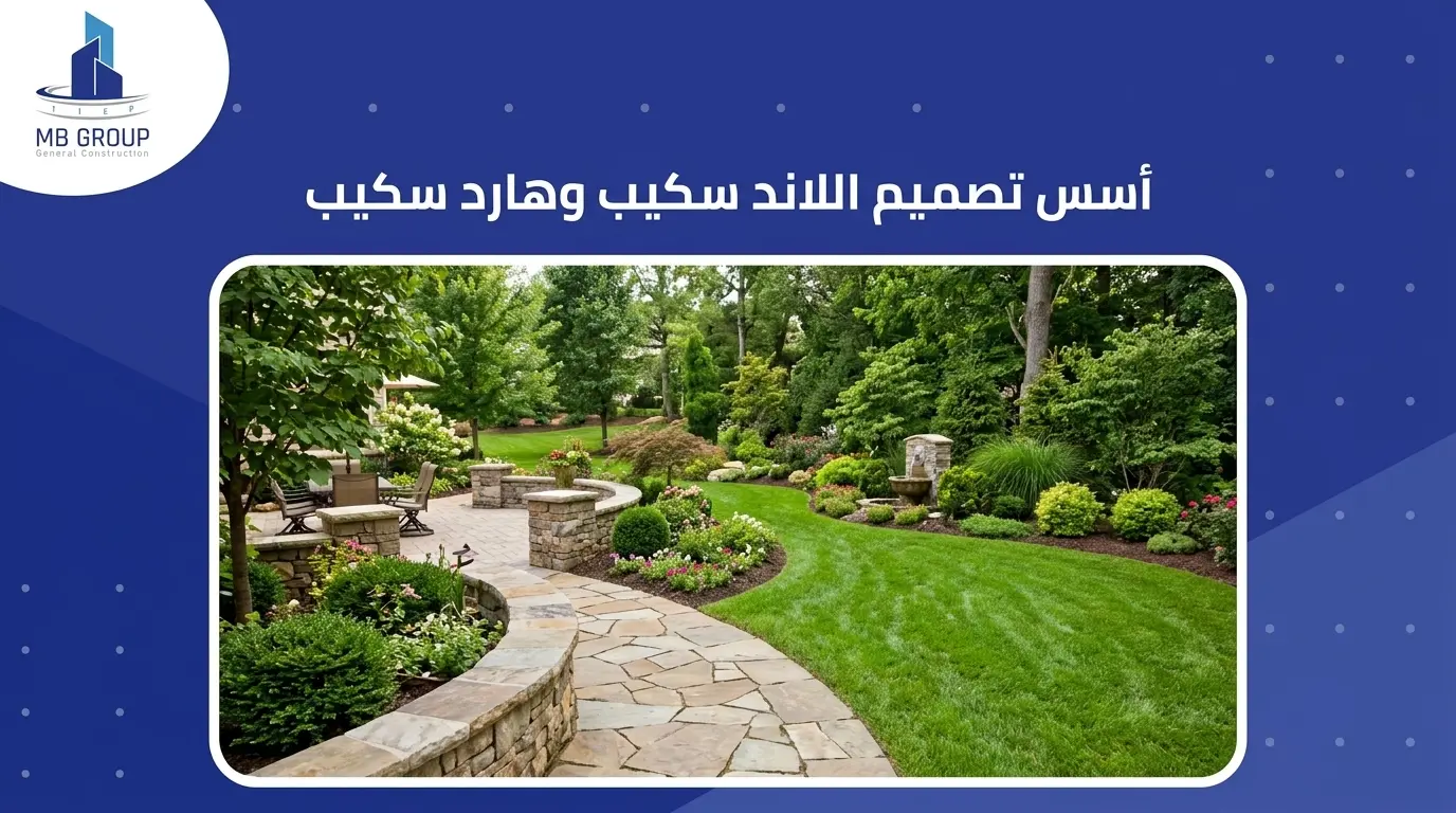 أسس تصميم اللاند سكيب وهارد سكيب