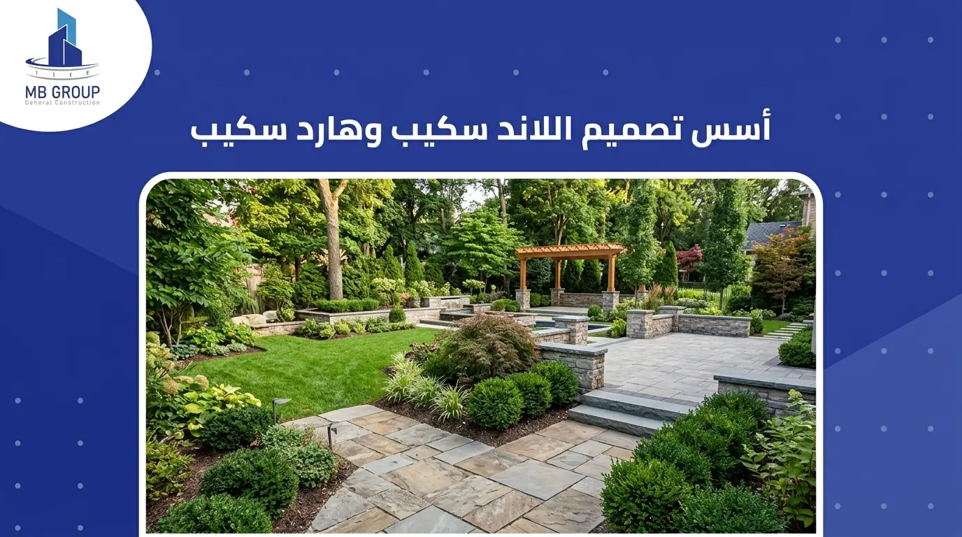 أسس تصميم اللاند سكيب وهارد سكيب