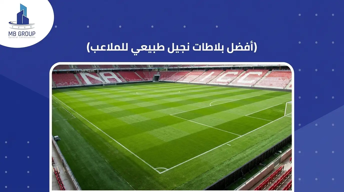أفضل بلاطات نجيل طبيعي للملاعب