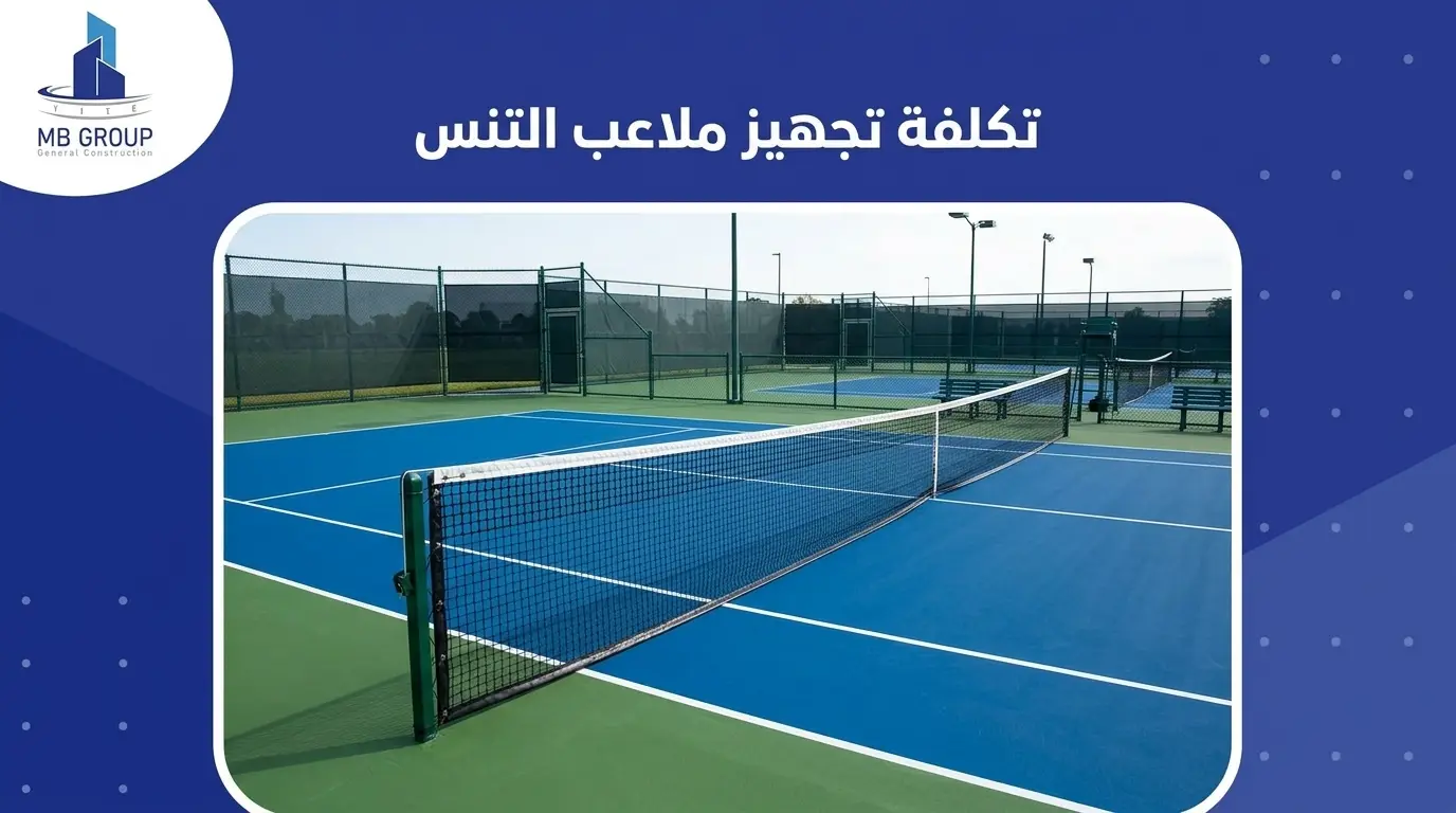 تكلفة تجهيز ملاعب التنس 