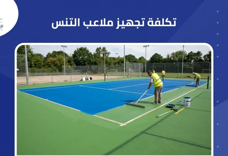تكلفة تجهيز ملاعب التنس 