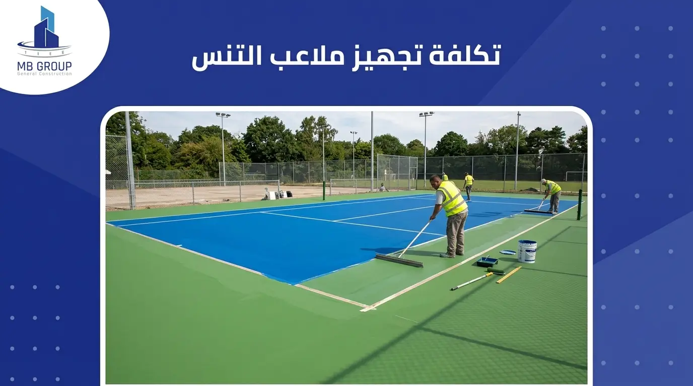 تكلفة تجهيز ملاعب التنس 